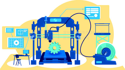 自動化賦能創(chuàng)意生產 從2D卡通插圖到工業(yè)工廠概念的平面矢量圖生成