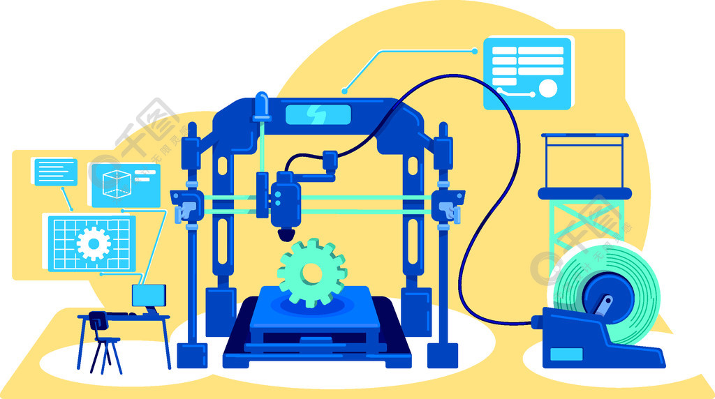 數(shù)字藝術賦能網(wǎng)頁設計 2D卡通插圖與工業(yè)工廠的創(chuàng)意融合